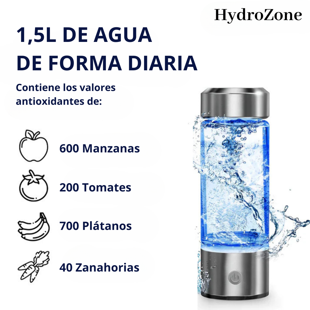 Hydrozone™ - Botella Generadora de Hidrógeno