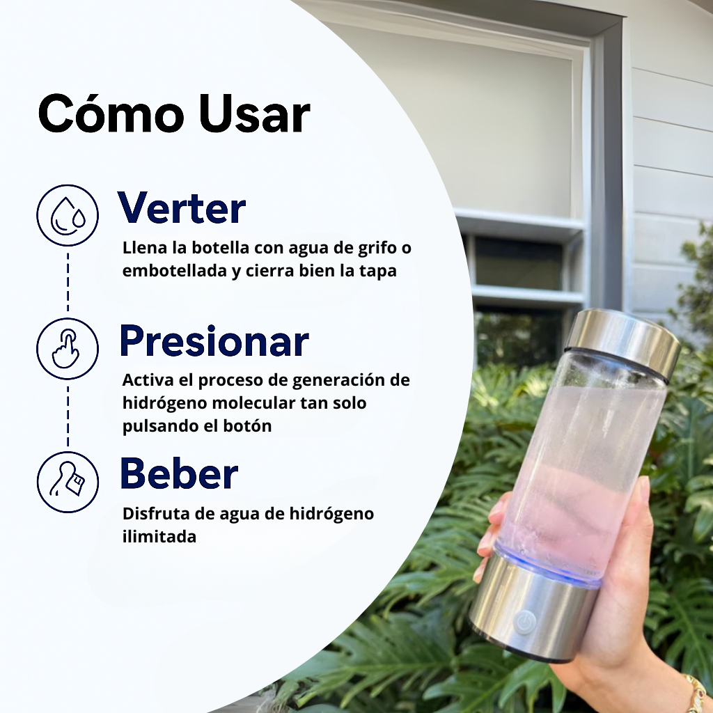 Hydrozone™ - Botella Generadora de Hidrógeno